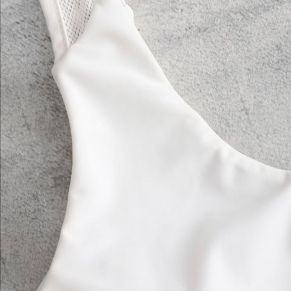 [zaful] • [mesh one shoulder bikini] - Picture 5 of 6